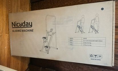 Folding stair stepper sliding machine, new inbox, model number 6920s