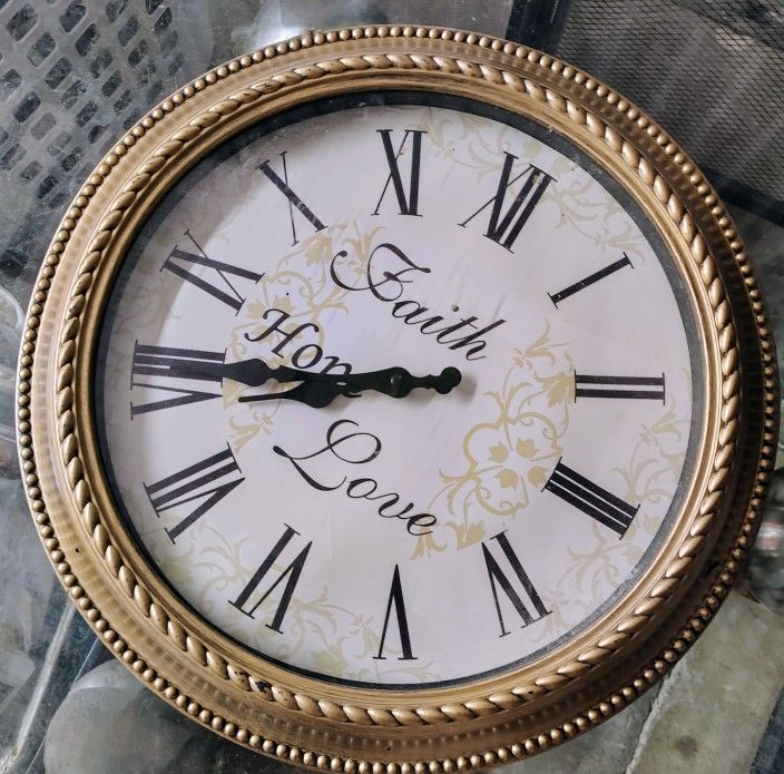 Inspirational Analog Wall Clock