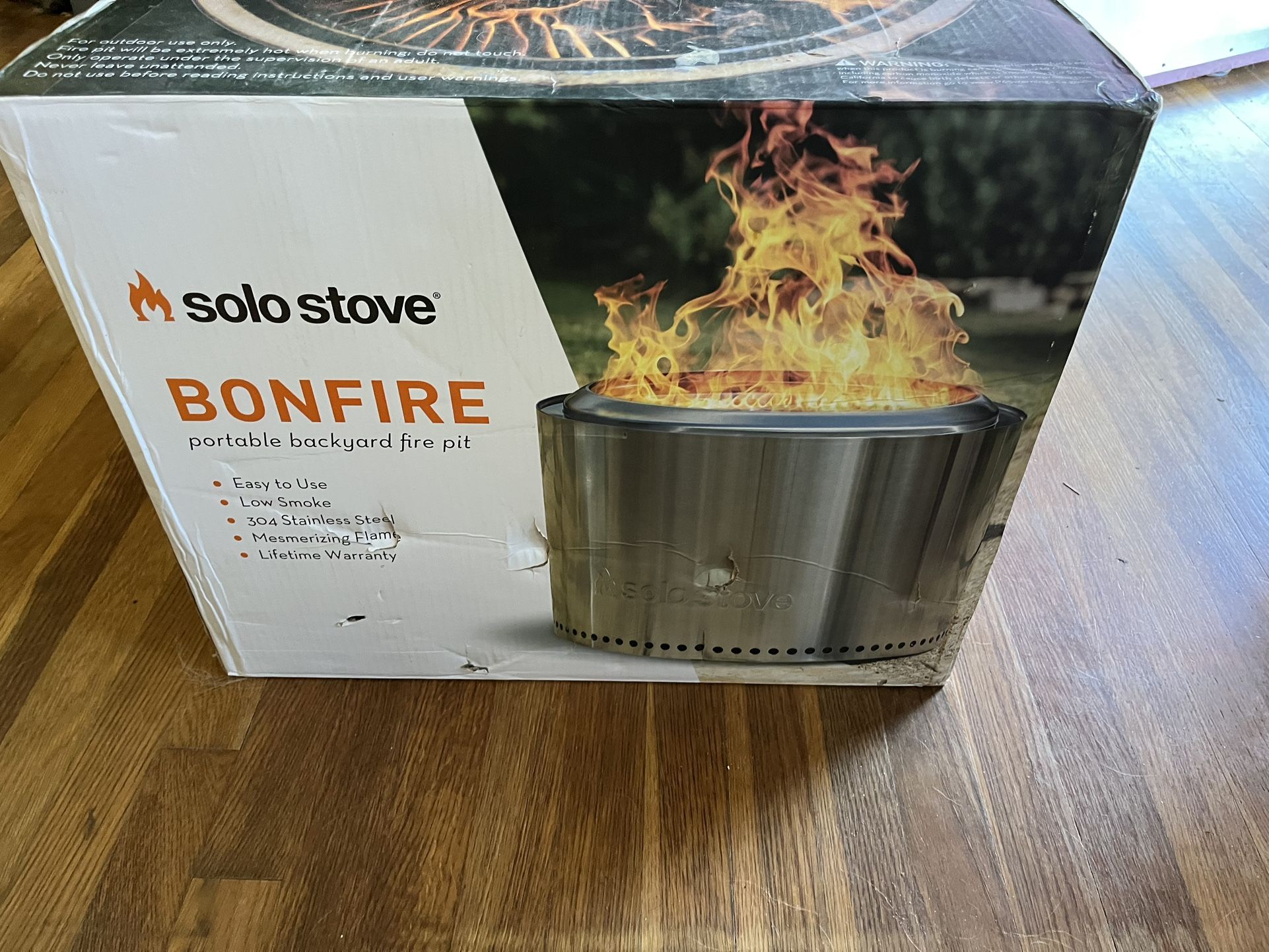 Solo Stove Bonfire 19.5” New  In Box Unopened