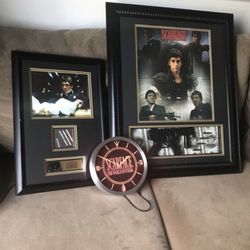 Scarface pictures and Clock