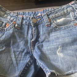 True Religion Jeans Shorts Size 28