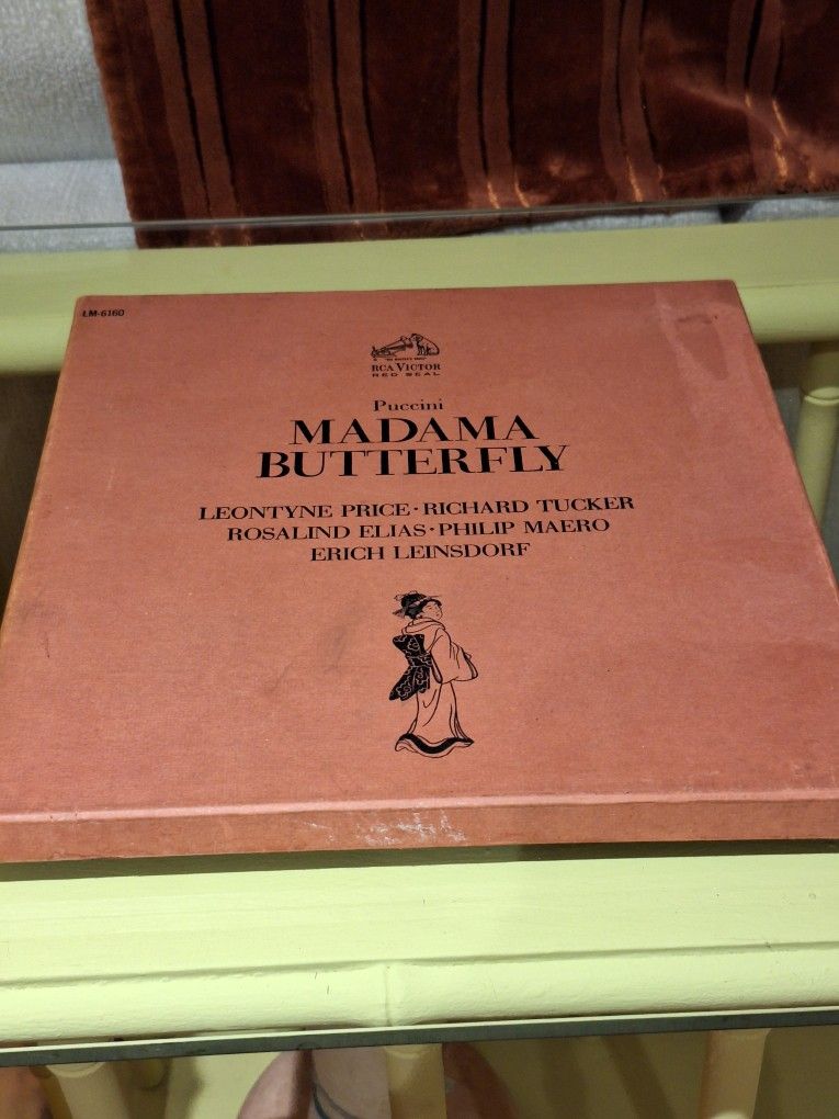 Puccini Madama Butterfly 1965 Vinyl LP Record RCA - LM-6160