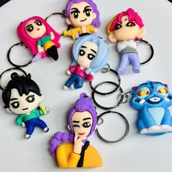K Pop demon hunters Keychains 