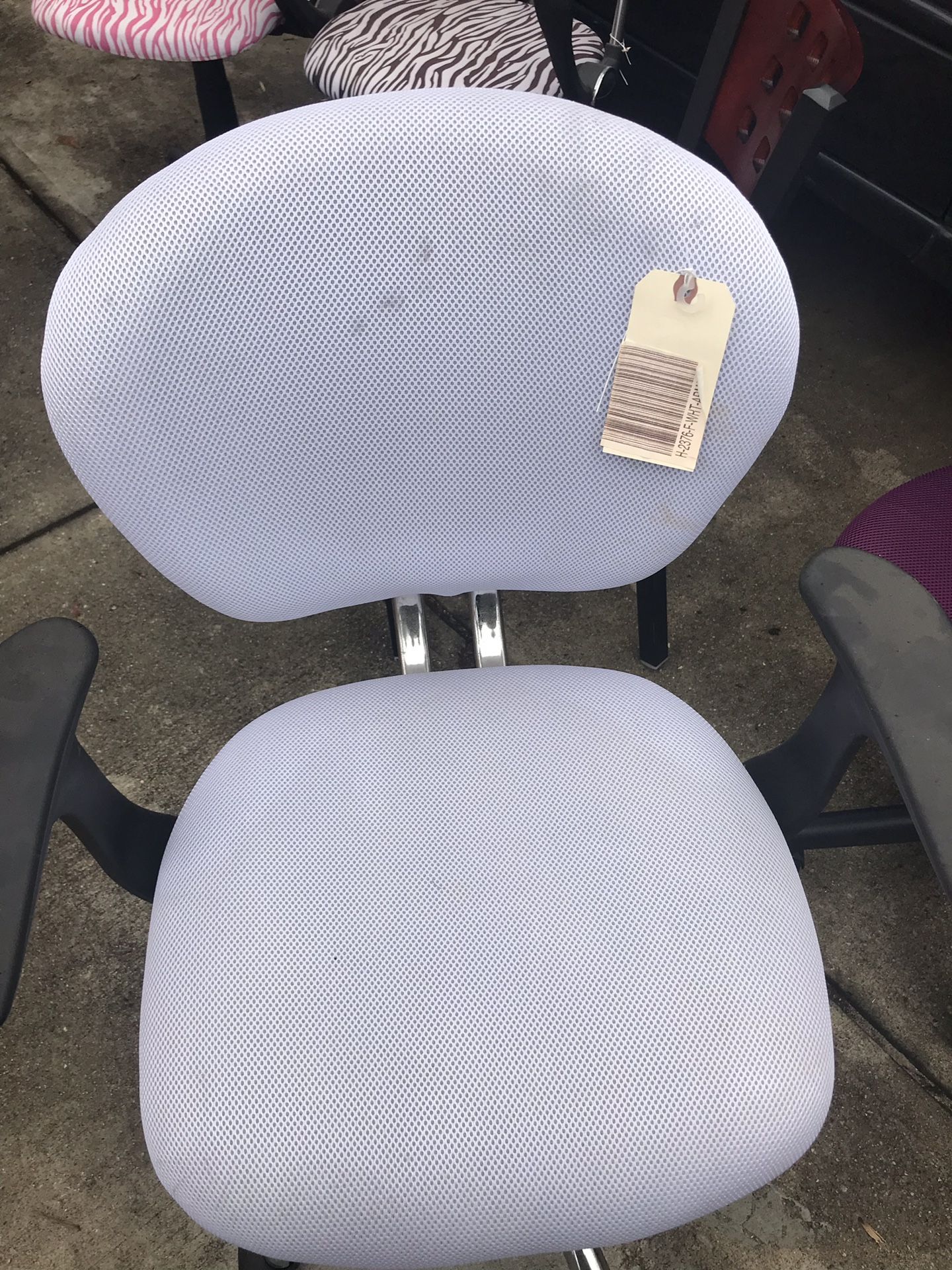 Silver Colored Office Chair
