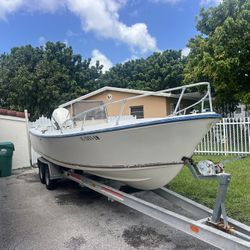 Aqua Sport 22-foot fishing boat