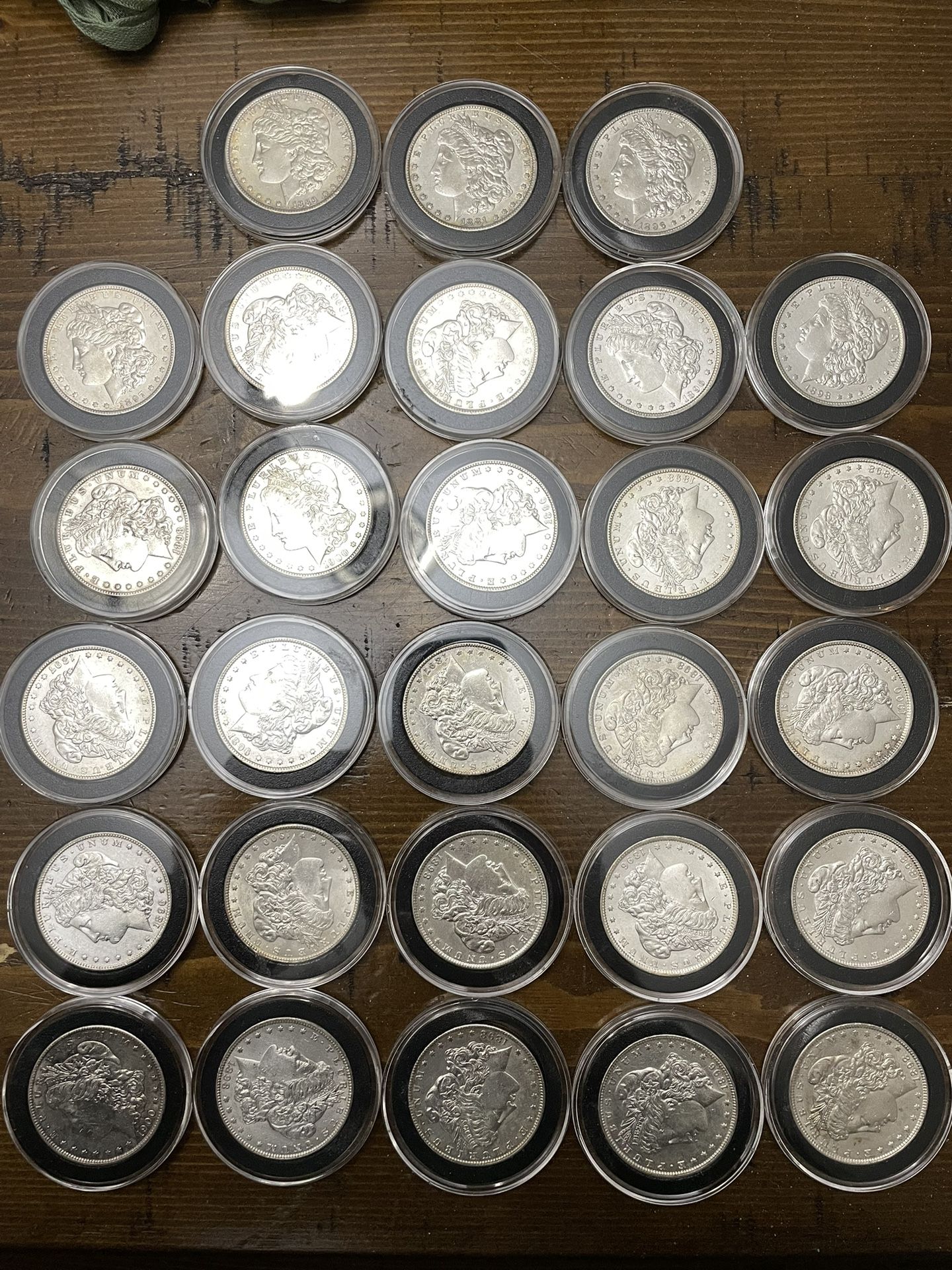 28 Morgan Silver Dollars