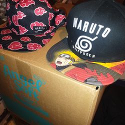 Naruto Snap Backs.