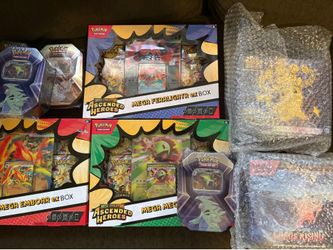 POKEMON EX BOX,ETBs AND TINS