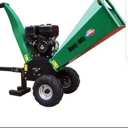 Wood Chipper Comercial Gas Powered Self Feeding 6in. 15HP