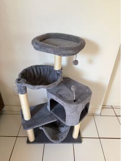 Small Dark Grey Cat/Kitten Tree