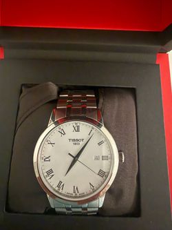 tissot classic dream 42mm stainless steel white dial quartz