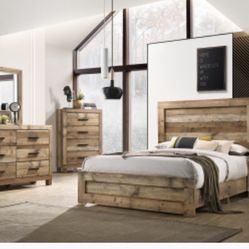 Six piece queen bedroom set