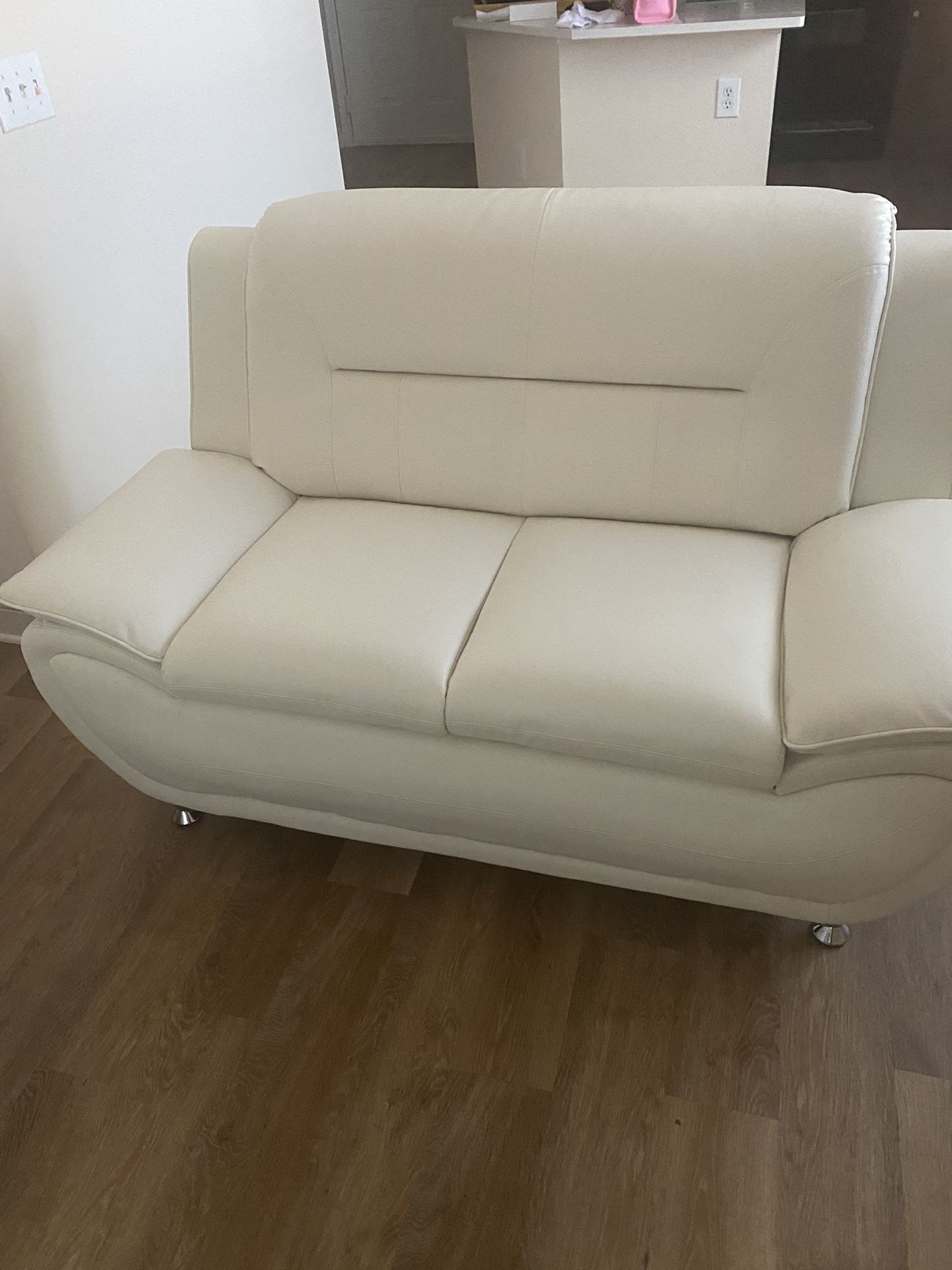 Modern Cream Couch Set