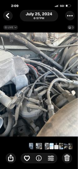 Used Vehicle Engine with Wiring Harness