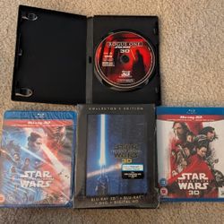 3D Star Wars Blu Rays