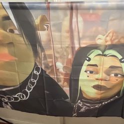 Emo Shrek and Fiona Banner 