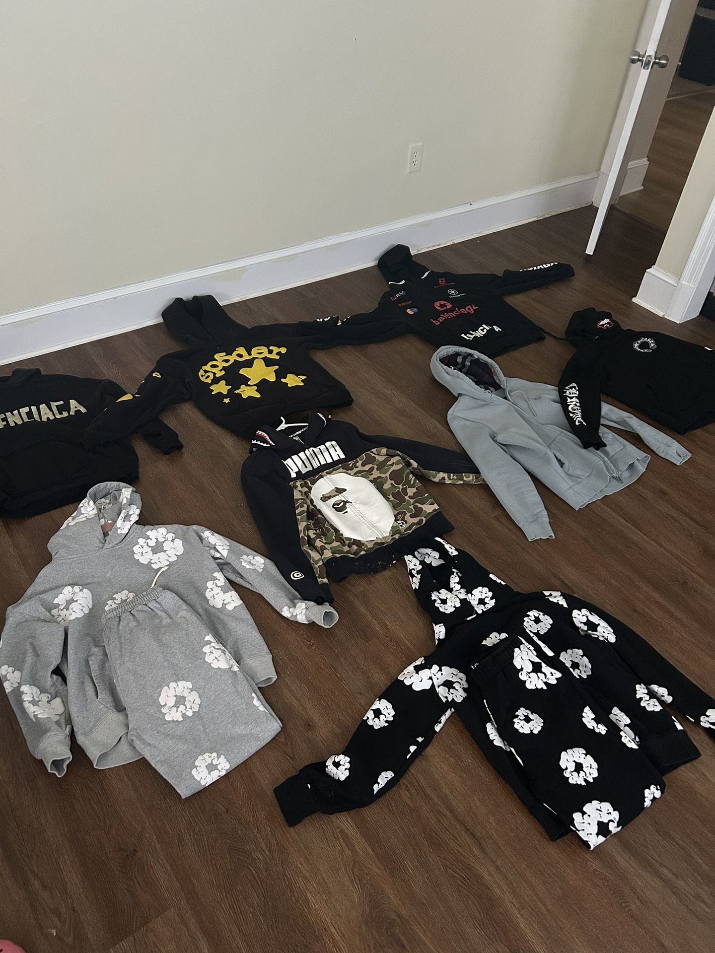 Designer Hoodies/Denim Tear Sweatsuits