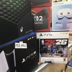 Ps5 Pro Xbox X Nintendo 2 New Sealed No Credit Needed Pay Down Only 