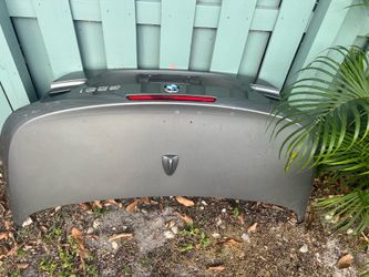 Bmw convertible trunk lid