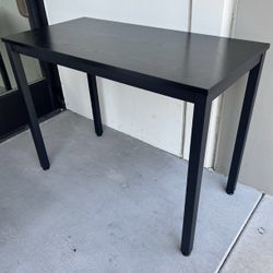 New In Box 40x20x30 Inch Tall All Black Color Office Computer Desk Table Steel Legs Furniture 
