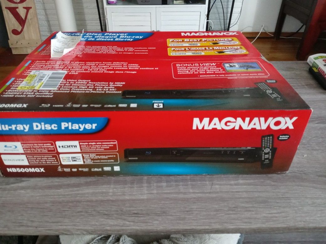 Magnavox Blu-Ray Player Nb500mgx