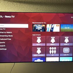 75” TCL Tv 