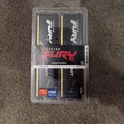 Kingston FURY Beast 64GB (2x32GB) DDR5 6400MT/s CL32 Desktop Memory Kit Black 🔥