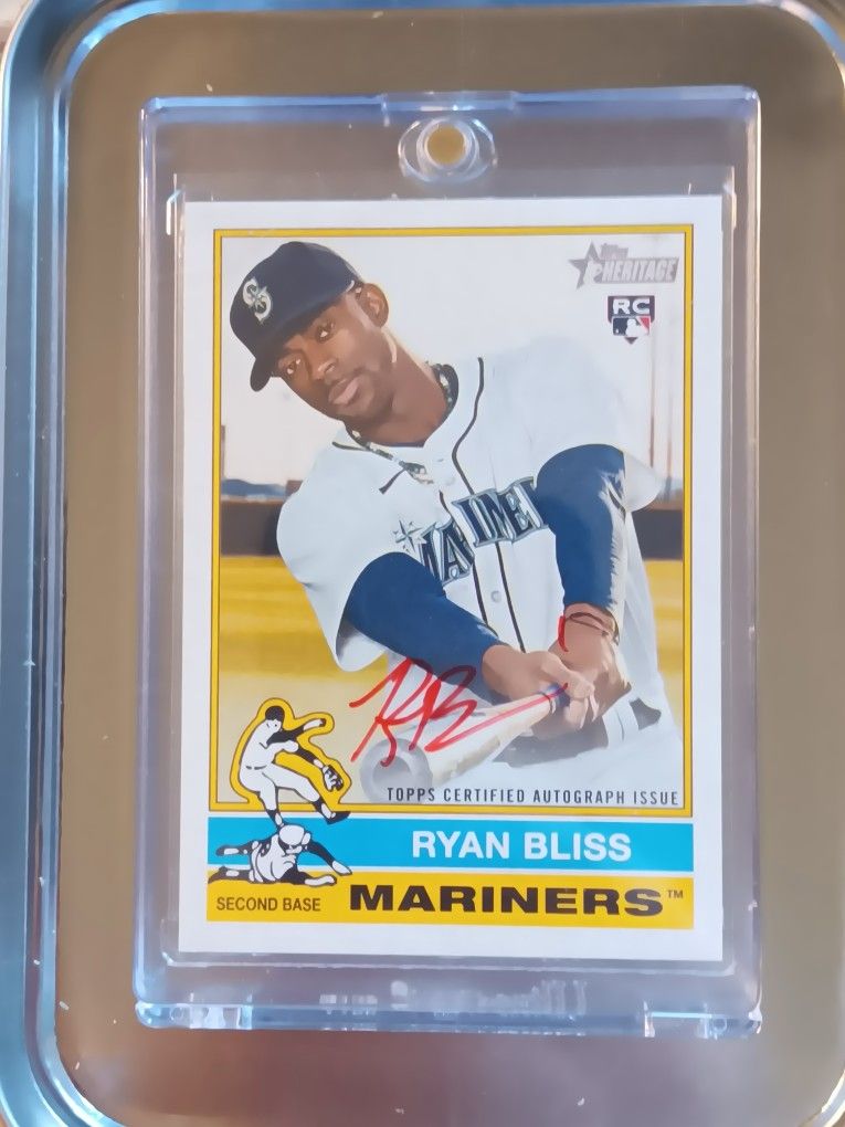 Ryan Bliss red ink Auto Card#ROA-RB /75 TOPPS HERITAGE 
