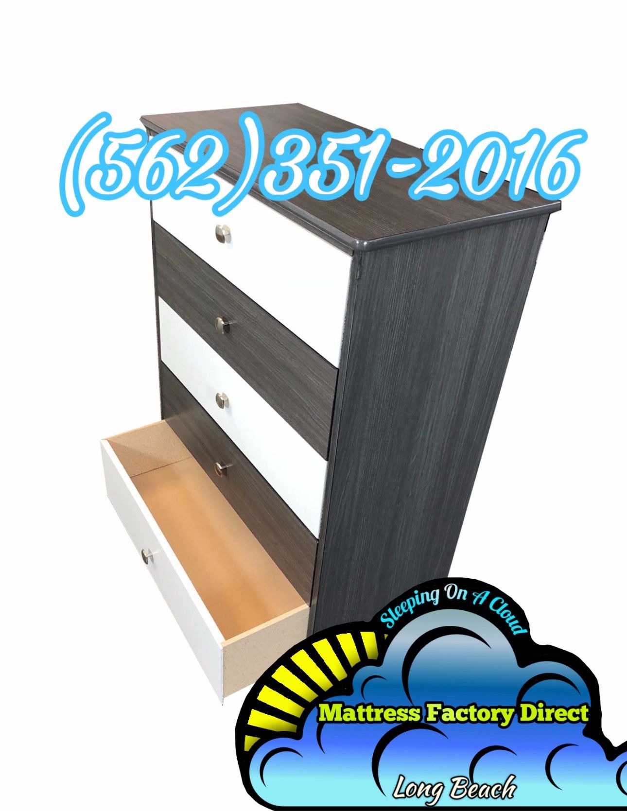 Grey white five drawer dresser compressed cajonera Comoda chest