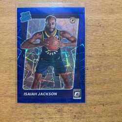 2022 OPTIC BLUE ISAIAH JACKSON RATED ROOKIE 