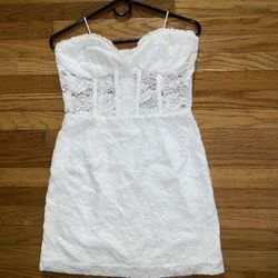 Bardot /Laced Corset Mini Dress Size S