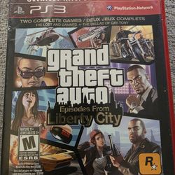 Grand Theft Auto: Episodes from Liberty City  PS3