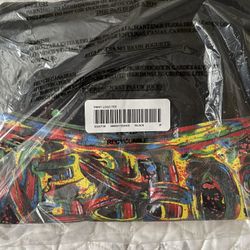 Supreme Paint Logo Tee Black size Medium 