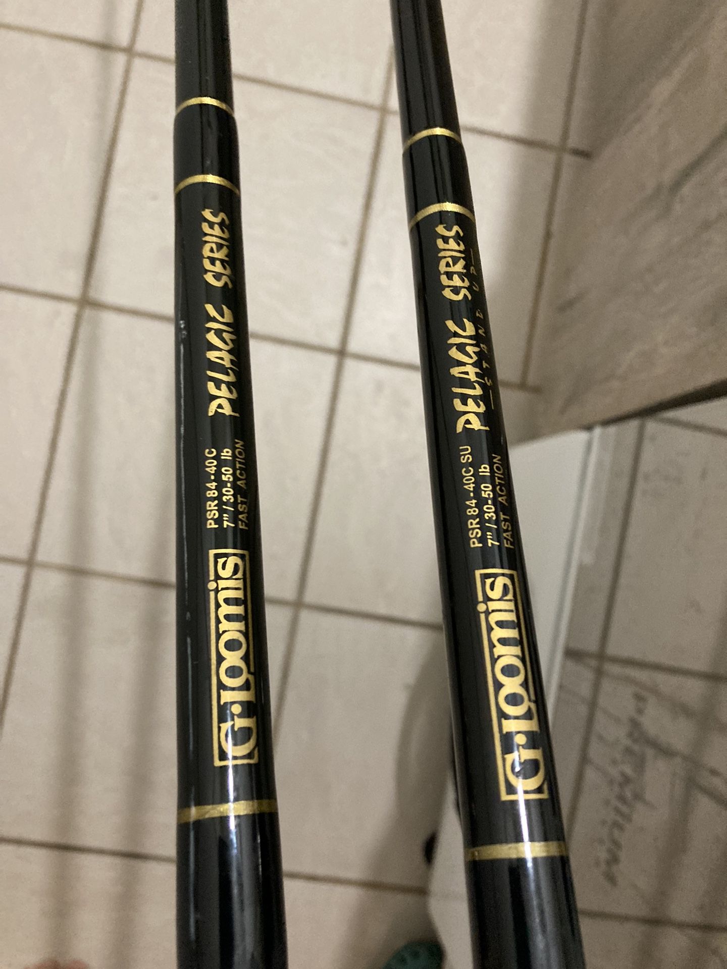 (2) GLOOMIS Pelagic Series Offshore Rods