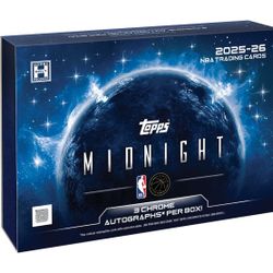 2025-26 Topps Midnight Basketball - Hobby Box BRAND NEW SEALED