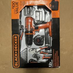Black & Decker 56 Piece Project Kit and Drill/Driver