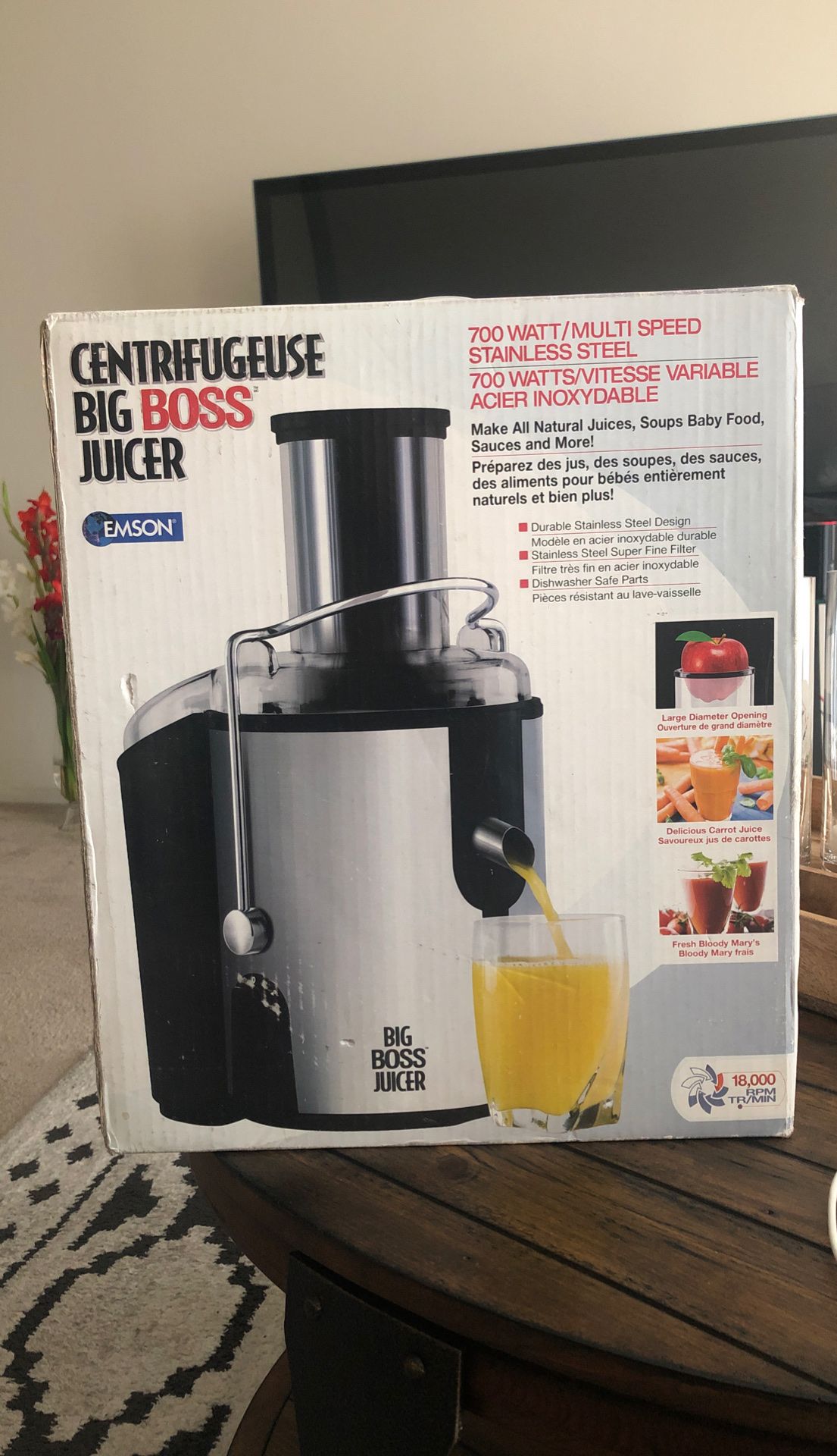 Centrifugeuse Big Boss Juicer