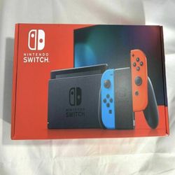 Brand New Nintendo Switch 32GB Red And Blue Joycons 
