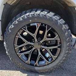 20x10 6x139 Snowflake Wheels And Tires 33/1250/20