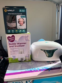 Baby Bundle: Bottle Warmer, Sterilizer & Earmuffs