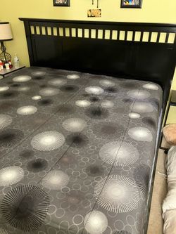 King Size Mattress, Headboard & Base $350