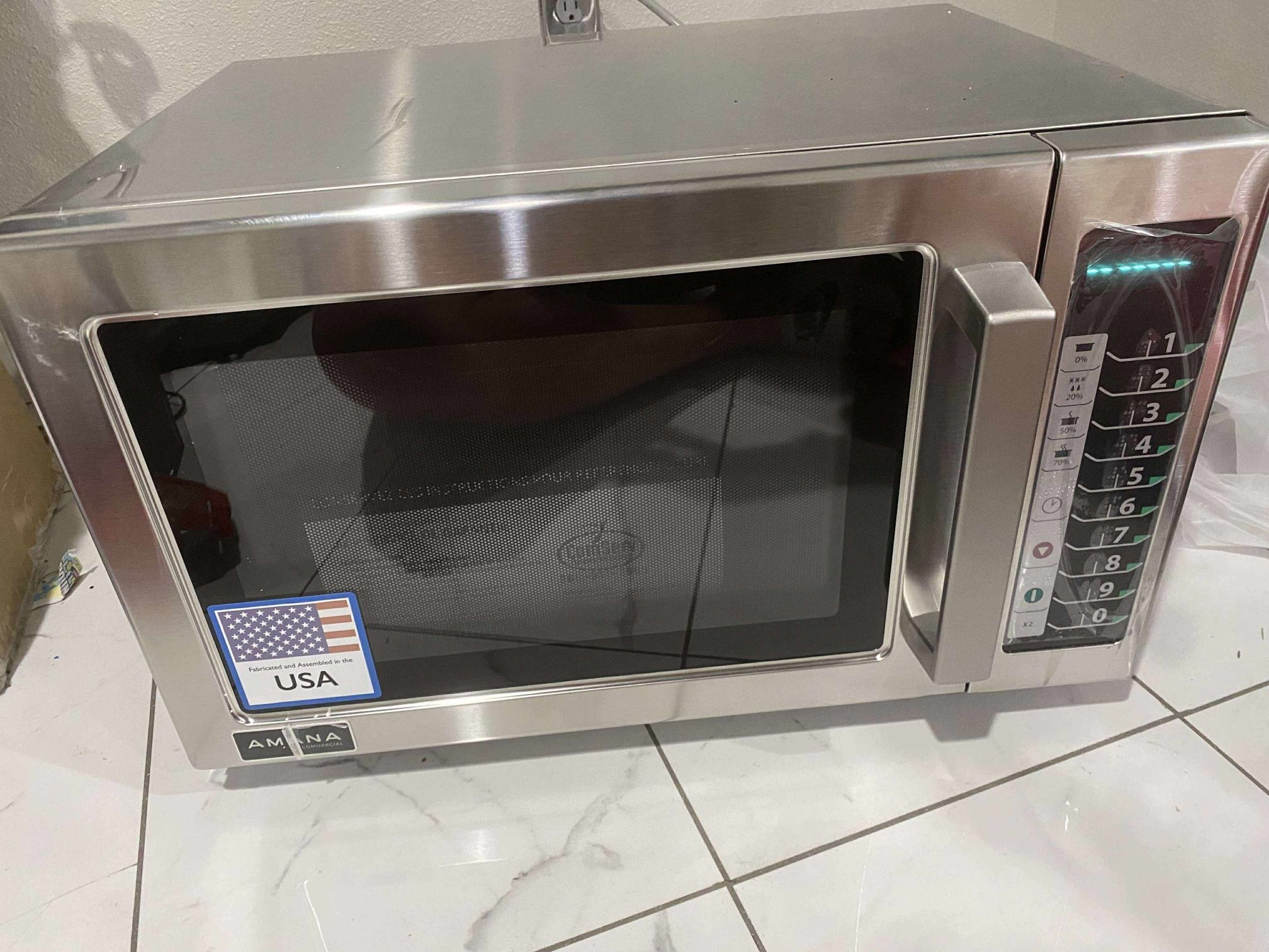 RMS10TS-AMANA MODERATE DUTY DIGITAL CONTROL COMMERCIAL MICROWAVE STAINLESS