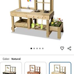 Kitchen Playset Outdoor Backyard Garden Toy