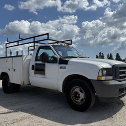 2004 Ford F350 Regular Cab dually with utility bed 