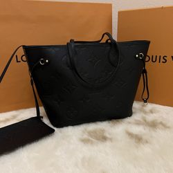 Louis Vuitton Neverfull Empreinte Tote Bag
