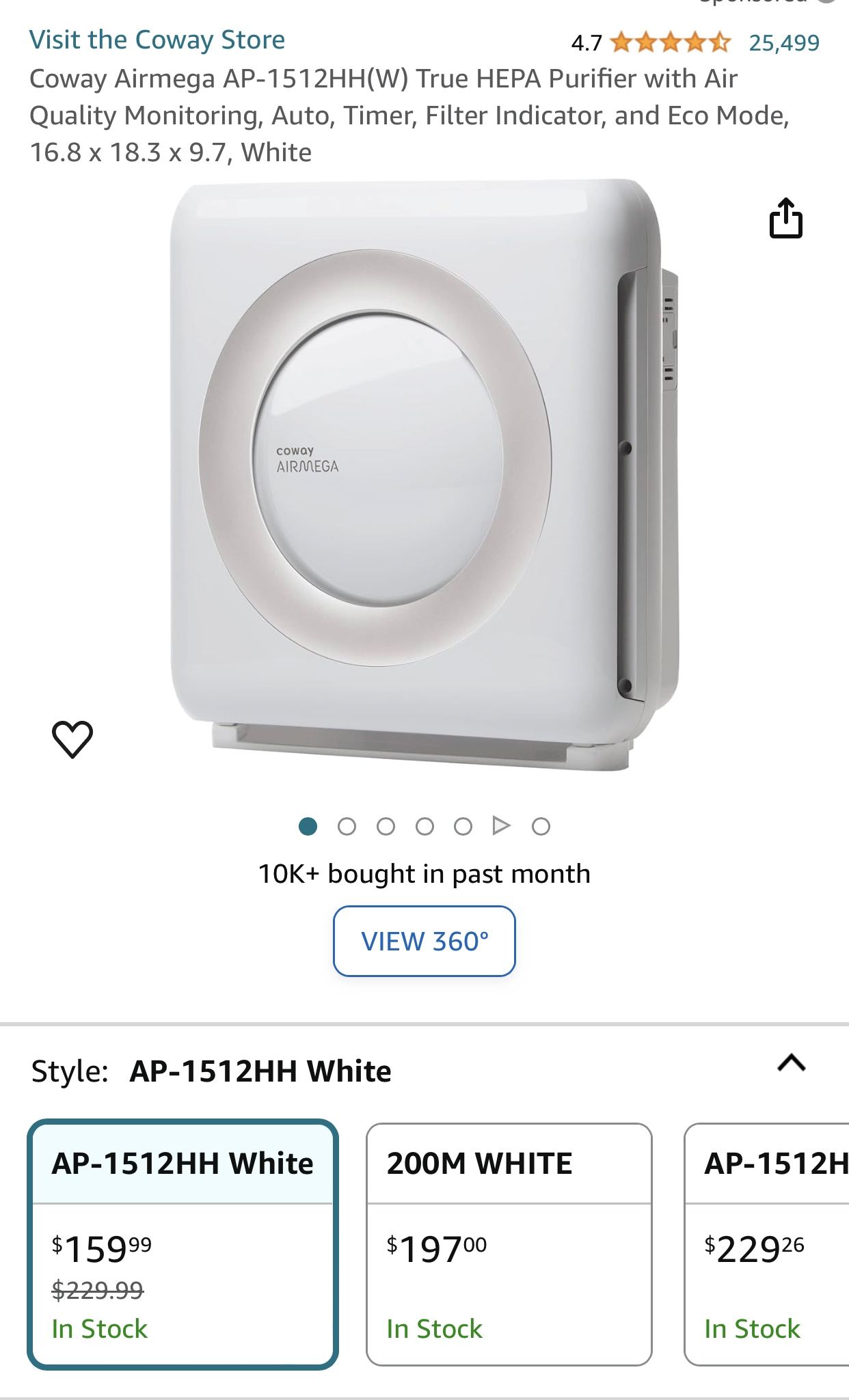 Coway Air purifier