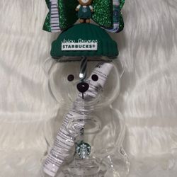 Starbucks Bear Glass Cup