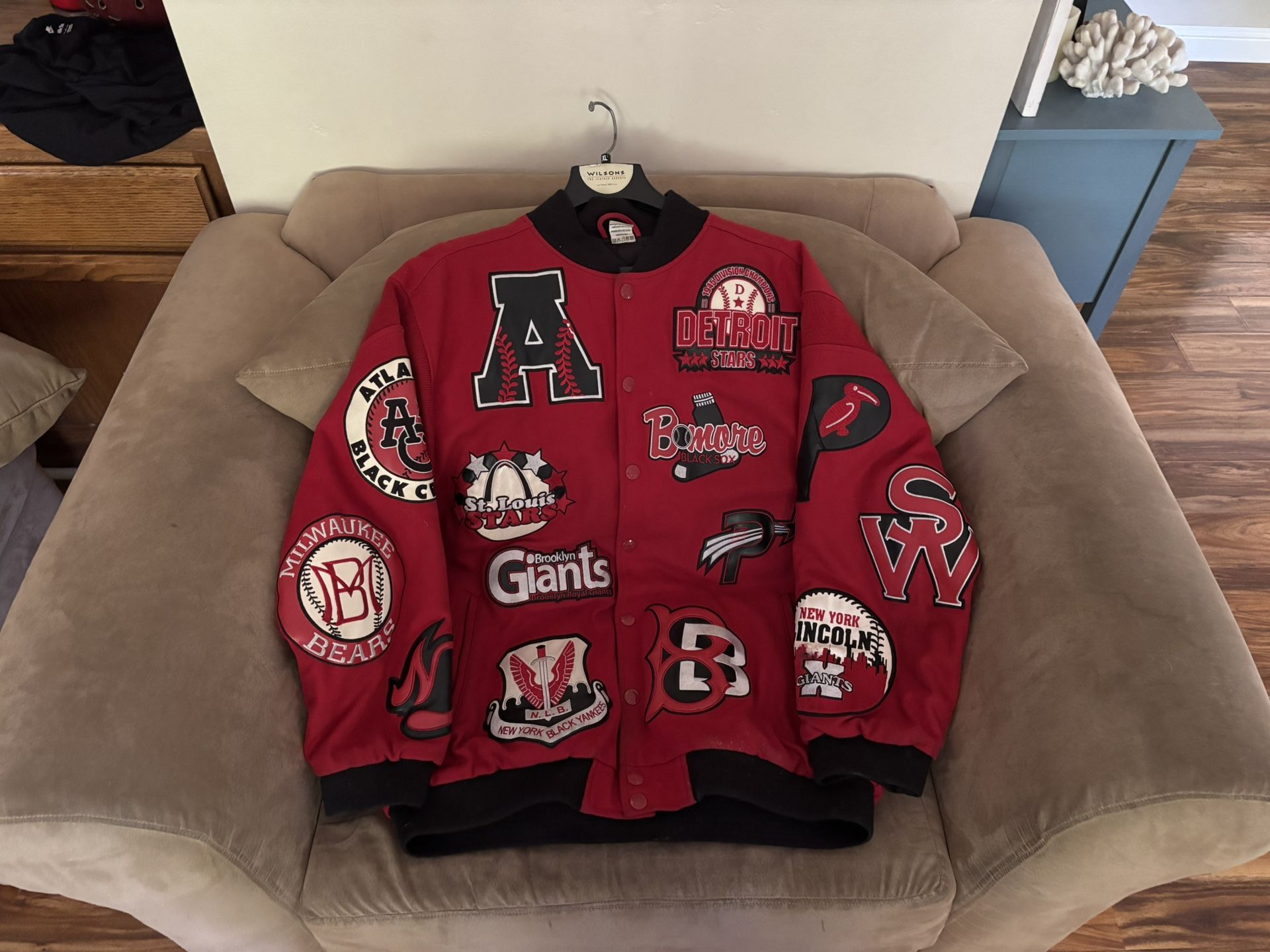 Negro League Baseball Bomber Jacket size 3XL