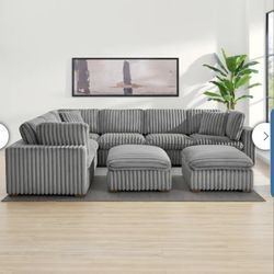 Thomasville Lowell Corduroy Sofa