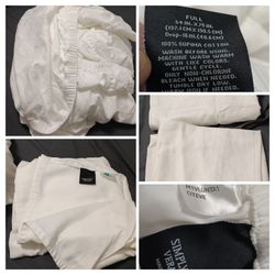 Simply Vera Wang Full size sheet set $10